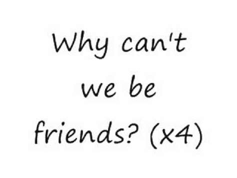 Can we be friends, kano, nigeria. WAR - Why Can't We Be Friends? W/ Lyrics - YouTube