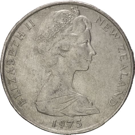 Fifty Cents 1975 Coin From New Zealand Online Coin Club