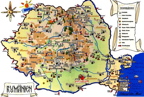 Karten Von Rumanien Karten Von Rumanien Zum Herunterladen Und Drucken