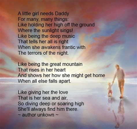 A Daughter Needs Her Daddy Fathers Day Poems Fathers Day Quotes Dad