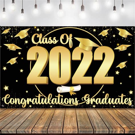 Buy Class Of 2022 Congratulations Graduate Banner 72x44 Inch