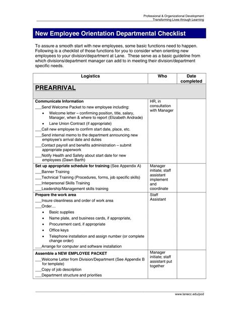 New Employee Orientation Manual