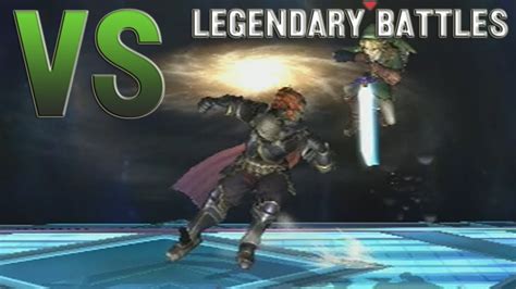 Smash Bros Legendary Battles Link Vs Ganondorf Youtube