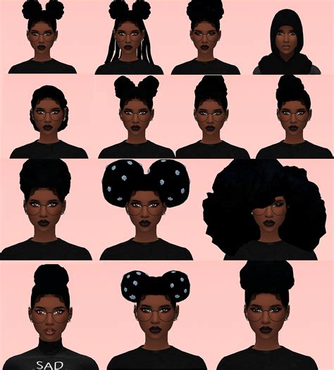 11 Beautiful Black Hairstyles Sims 4