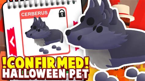 New Adopt Me Halloween 2020 Pet Confirmed New Halloween Cerberus Pet