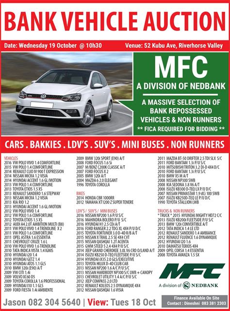 Mfc Bank Repossessed Cars For Sale This Means New Inventory In The Bank