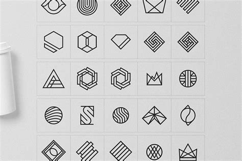 geometric logos vol 2 29288 geometric logo geometric logo inspiration geometric tattoo