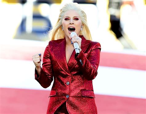 Lady Gaga Performs The National Anthem At Super Bowl 50 Watch Us Weekly