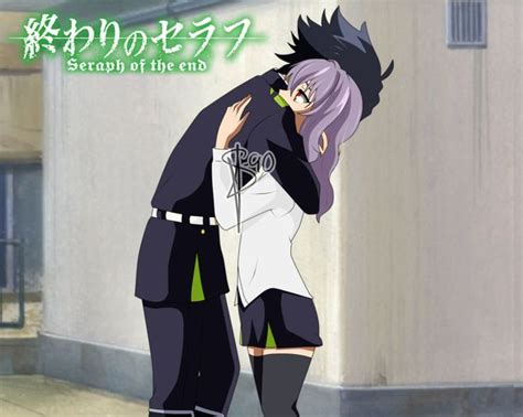 Owari No Seraph Yuu X Shinoa Hug By Sunney90 On Deviantart