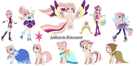 Sakura Haruno Pony And Equestria Girls By Gaara Rocks 12 On Deviantart