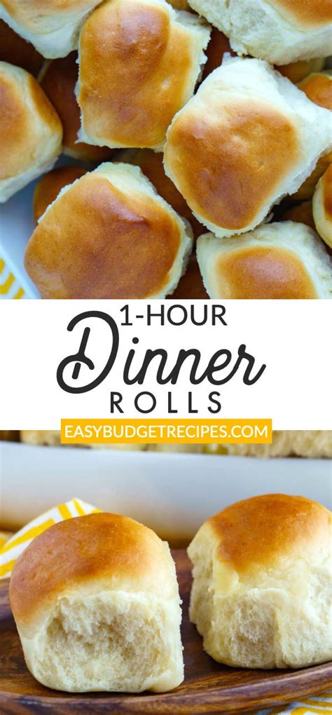 large batch 1 hour dinner rolls easy budget recipes