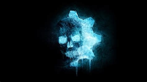 Gears 5 Skull Logo 4k 2 Wallpaper
