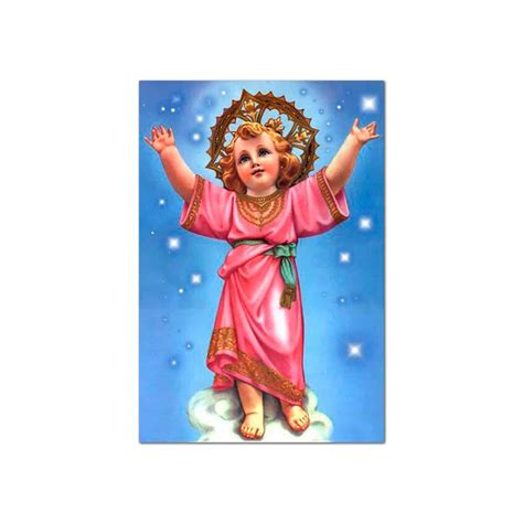 Cuadro Divino Niño Jesús Fondo Azul Cuadros Decorativos Malu