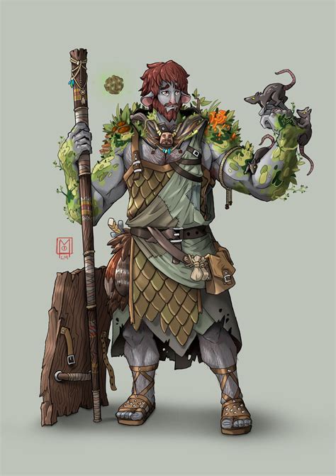 Dandd — Firbolg Druid Dungeons And Dragons Characters Dnd Druid