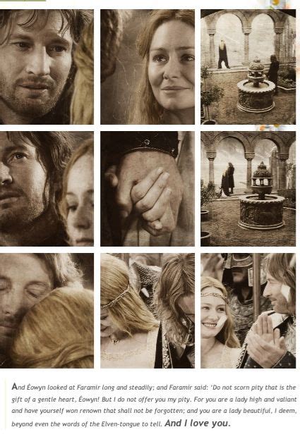 Eowyn And Faramir This Part In The Book Just Slays Me Eowyn And