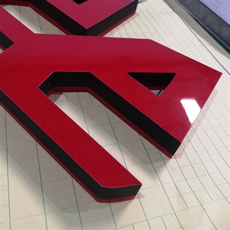 Red Coolor Lighting Acrylic Led Letter Sign Sichuan Reiter Sign Co Ltd