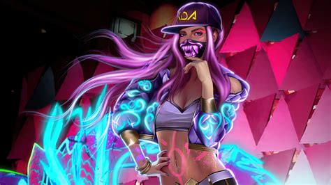 Akali Kda Colorful 4k Akali Kda Colorful 4k Wallpapers In 2021