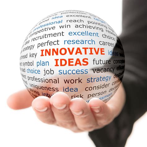 Concept of Innovative Ideas in Business Stock Image - Image of globe ...