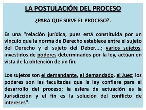Etapa Postulatoria Del Proceso Civil La Demanda