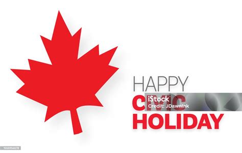 Happy Civic Holiday Canada Greeting Web Banner Design Template With