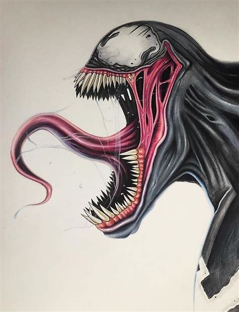 Venom Drawing By Kevin Ciapparelli Fine Art America