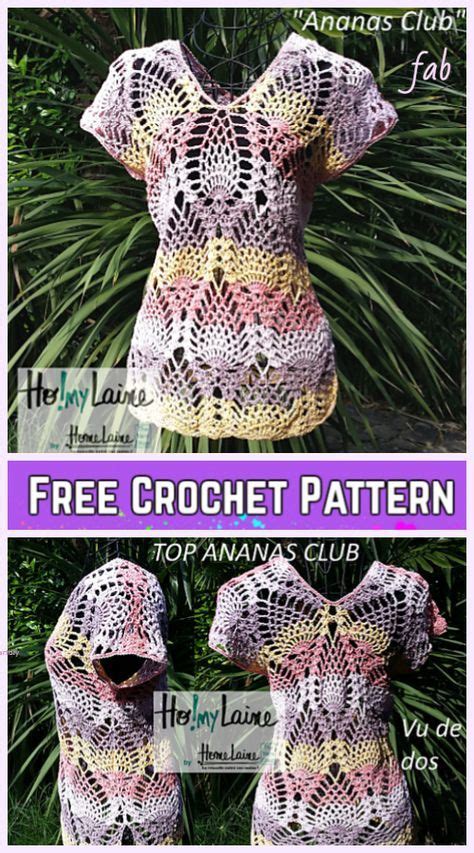 Stunning Pineapple Top Crochet Pattern For Ladies Crochet Crochet