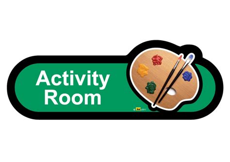 Activity Room Sign Alzheimers Society