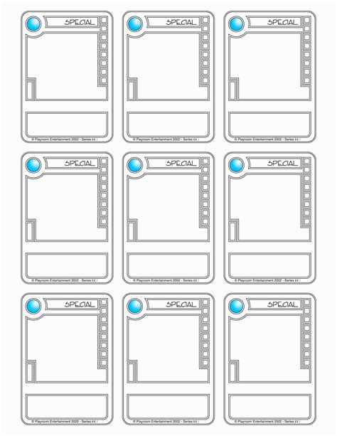 Free Trading Card Templates