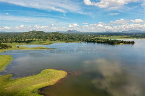 Sorabora Lake In Sri Lanka View From Above Stock Photo Image Of