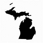 Michigan Icon Map State Geography Usa Icons