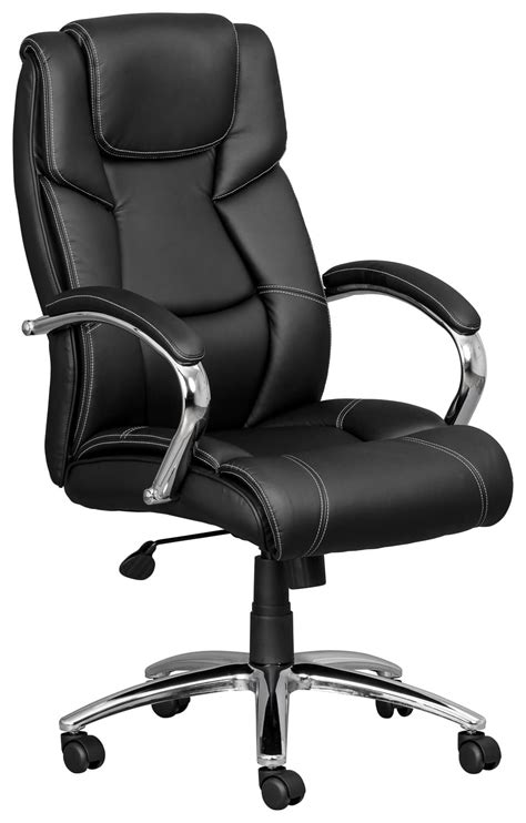 Jupiter Executive High Back Leather Chair With Faux Leather Upholstery