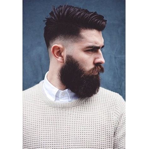 Side Profile Bearded Man Beard Style Corner