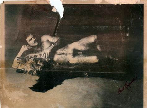 Omg He S Naked Retro Edition Burt Reynolds Iconic Bearskin Rug