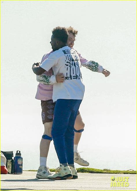 Jack Harlow Shoots Some Hoops On The Set Of White Men Cant Jump In L