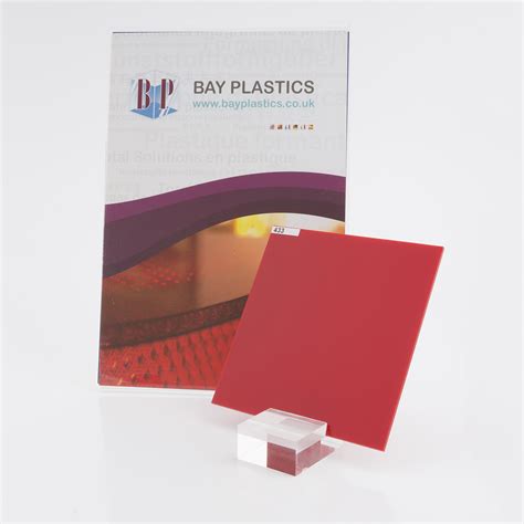 Red 433 Perspex Acrylic Sheet Plastic Stockist
