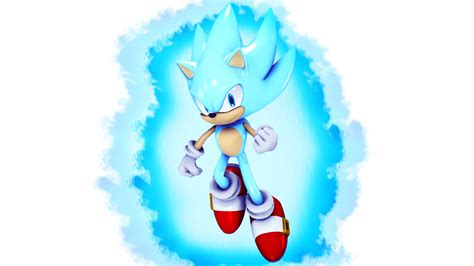 Super Sonic Blue By Caliburwarrior On Deviantart