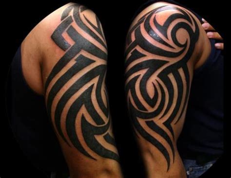 Upper back or shoulder region are two of the most popular regions for tattoos, it seems. 28 Insanely Cool Tribal Tattoos for Men -DesignBump