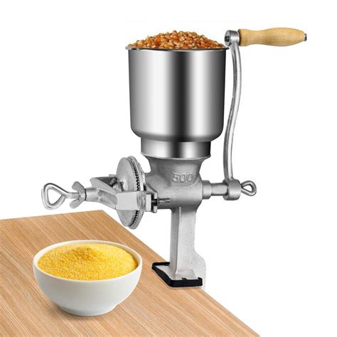 Buy Hand Grain Mill Nut Grinder Hand Crank Manual Grain Grinder Tall