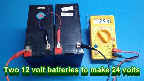 How To Connect Two 12v Batteries To Make 24v Two 12 Volt Batteries To
