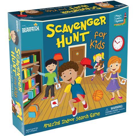 Scavenger Hunt For Kids Board Game