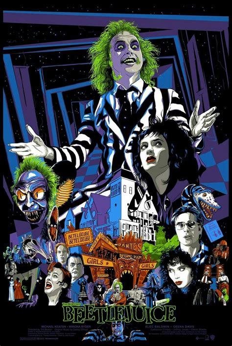 Beetlejuice Horror Movie Posters Movie Poster Art Poster Wall Fan Poster Movie Artwork