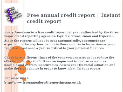 Free Annual Credit Report By Creditreports Issuu