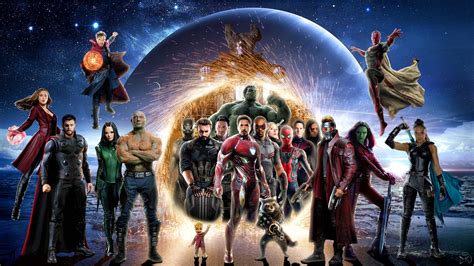 Infinity war, the avengers join forces with the to confront , who is trying to amass the. 1920x1080 Avengers Infinity War 4k Poster Laptop Full HD ...