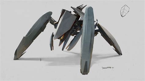 Mech Walker Donovan Valdes Robot Concept Art Drones Concept