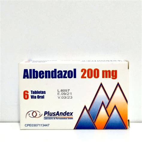 Medicina Albendazol Mg X Tab Plusandex Sihay Com