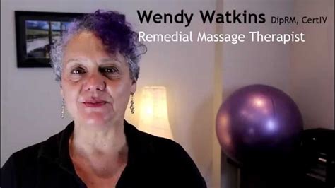 Wendy Watkins Remedial Massage Therapist At The Chiro Health And Rehab