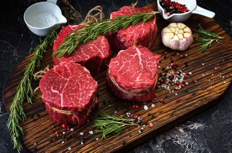 Beef Eye Fillet Steak Portion Cut Omak Meats Award Winning
