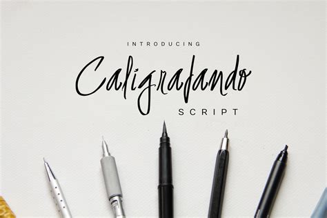 Caligrafando Script Font By Marcelo Inez · Creative Fabrica