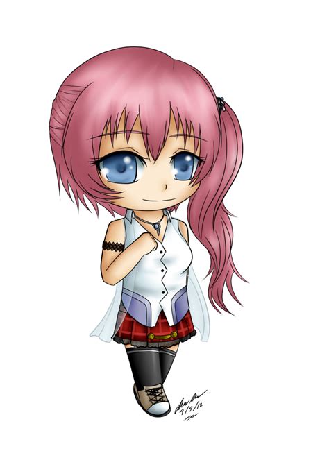 Chibi Serah Farron By Wonderland Cupcake On Deviantart