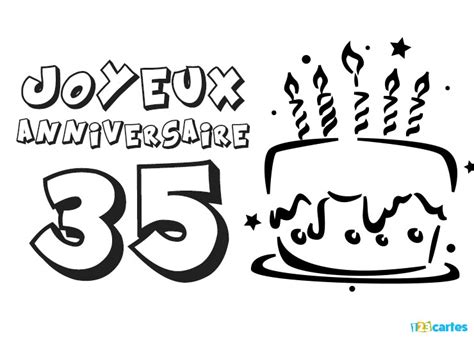 Dessin Gateau Anniversaire 5 Ans